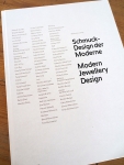 Schmuckdesign der Moderne - Titel
